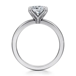 Sale Gabriel & Co. Emma - 14K White Gold Cushion Cut Solitaire Engagement Ring