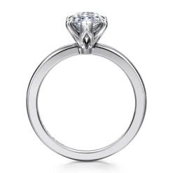 Gabriel & Co. Emma - 14K White Gold Marquise Shape Solitaire Engagement Ring