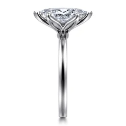Gabriel & Co. Emma - 14K White Gold Marquise Shape Solitaire Engagement Ring