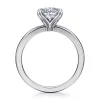 Best Gabriel & Co. Emma - 14K White Gold Oval Solitaire Engagement Ring