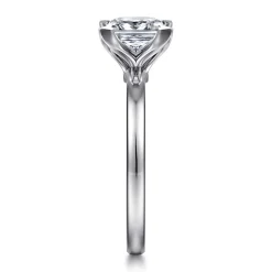 Hot Gabriel & Co. Emma - 14K White Gold Princess Cut Solitaire Engagement Ring