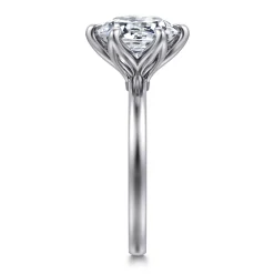 Gabriel & Co. Emma - 14K White Gold Round Solitaire Engagement Ring
