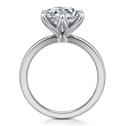Gabriel & Co. Emma - 14K White Gold Round Solitaire Engagement Ring