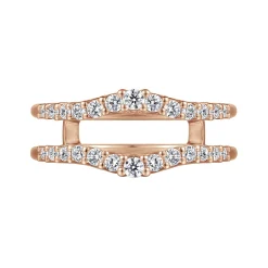 Online Gabriel & Co. Emmalee - 14K Rose Gold Diamond Ring Enhancer - 0.45 ct