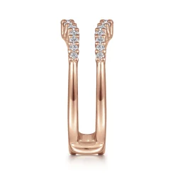 Online Gabriel & Co. Emmalee - 14K Rose Gold Diamond Ring Enhancer - 0.45 ct
