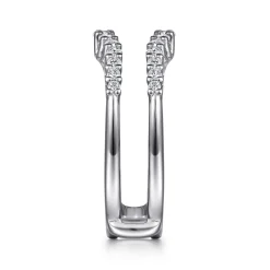 Best Gabriel & Co. Emmalee - 14K White Gold Diamond Ring Enhancer - 0.45 ct