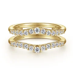 Gabriel & Co. Emmalee - 14K Yellow Gold Diamond Ring Enhancer - 0.45 ct