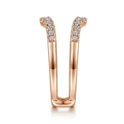Online Gabriel & Co. Emmalynn - 14K Rose Gold Diamond Ring Enhancer - 0.45 ct