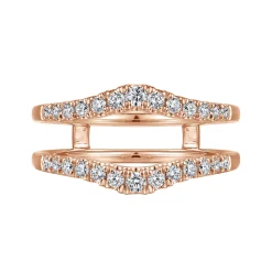 Online Gabriel & Co. Emmalynn - 14K Rose Gold Diamond Ring Enhancer - 0.45 ct