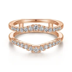 Online Gabriel & Co. Emmalynn - 14K Rose Gold Diamond Ring Enhancer - 0.45 ct