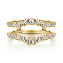 Online Gabriel & Co. Emmarie - 14K Yellow Gold Diamond Ring Enhancer - 0.5 ct