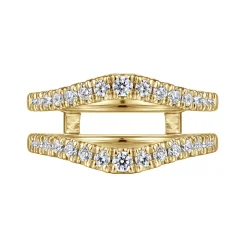 Online Gabriel & Co. Emmarie - 14K Yellow Gold Diamond Ring Enhancer - 0.5 ct
