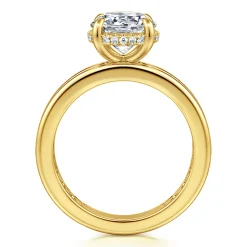 Online Gabriel & Co. Eniko - 14K Yellow Gold Round Diamond Engagement Ring