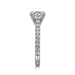 Gabriel & Co. Erica - Platinum Round Diamond Engagement Ring
