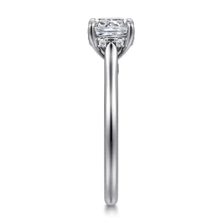 Gabriel & Co. Ericka - 14K White Gold Cushion Cut Diamond Engagement Ring