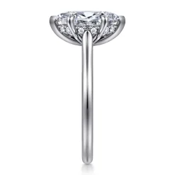 Clearance Gabriel & Co. Ericka - 14K White Gold Marquise Shape Diamond Engagement Ring