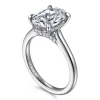 Online Gabriel & Co. Ericka - 14K White Gold Oval Diamond Engagement Ring