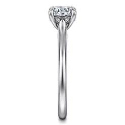 Gabriel & Co. Ericka - 14K White Gold Round Diamond Engagement Ring