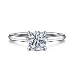 Gabriel & Co. Ericka - 14K White Gold Round Diamond Engagement Ring