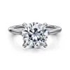 Online Gabriel & Co. Ericka - 14K White Gold Round Diamond Engagement Ring