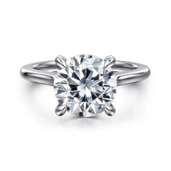 Online Gabriel & Co. Ericka - 14K White Gold Round Diamond Engagement Ring