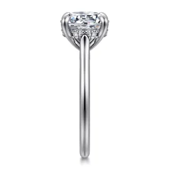 Online Gabriel & Co. Ericka - 14K White Gold Round Diamond Engagement Ring
