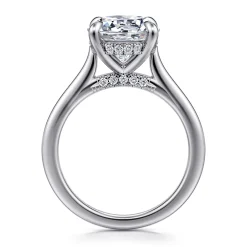 Online Gabriel & Co. Ericka - 14K White Gold Round Diamond Engagement Ring