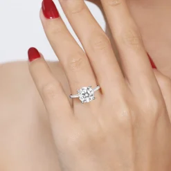 Online Gabriel & Co. Ericka - 14K White Gold Round Diamond Engagement Ring