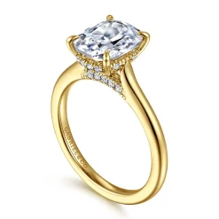 Online Gabriel & Co. Ericka - 14K Yellow Gold Elongated Cushion Diamond Engagement Ring