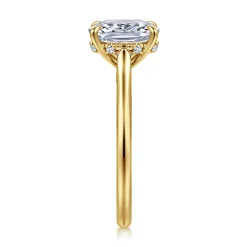 Online Gabriel & Co. Ericka - 14K Yellow Gold Elongated Cushion Diamond Engagement Ring