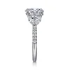 Online Gabriel & Co. Estrelle - 14K White Gold Oval Diamond Engagement Ring