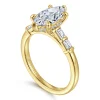 Hot Gabriel & Co. Eva - 14K Yellow Gold Marquise Shape Diamond Engagement Ring