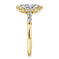 Hot Gabriel & Co. Eva - 14K Yellow Gold Marquise Shape Diamond Engagement Ring