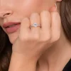 New Gabriel & Co. Evelina - 14K White Gold Round Solitaire Diamond Engagement Ring