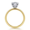 Online Gabriel & Co. Evelina - 14K White-Yellow Gold Marquise Shape Solitaire Diamond Engagement Ring