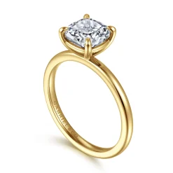 Discount Gabriel & Co. Evelina - 14K Yellow Gold Pear Shape Solitaire Diamond Engagement Ring