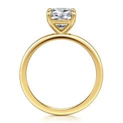 Discount Gabriel & Co. Evelina - 14K Yellow Gold Pear Shape Solitaire Diamond Engagement Ring