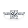 Discount Gabriel & Co. Evelyn - 14K White Gold Cushion Cut Diamond Engagement Ring