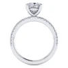 Outlet Gabriel & Co. Evelyn - 14K White Gold Cushion Cut Diamond Engagement Ring