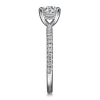 Hot Gabriel & Co. Evelyn - 14K White Gold Round Diamond Engagement Ring