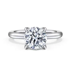 Hot Gabriel & Co. Evelynn - 14K White Gold Round Solitaire Diamond Engagement Ring