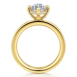 Online Gabriel & Co. Fabie - 14K Yellow Gold Compass Prong Marquise Diamond Engagement Ring