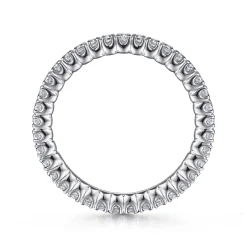 Gabriel & Co. Faenza - 14K White Gold Diamond Eternity Band - 0.5 ct