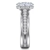 Online Gabriel & Co. Feah - 14K White Gold Wide Band Oval Diamond Engagement Ring