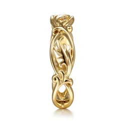 Outlet Gabriel & Co. Floral - 14K Yellow Gold Filigree Floral Ring