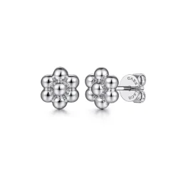 Clearance Gabriel & Co. Flora - 925 Sterling Silver Bujukan Stud Earrings