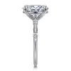 Gabriel & Co. Frances - 14K White Gold Oval Diamond Engagement Ring