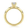 Hot Gabriel & Co. Frances - 14K Yellow Gold Oval Diamond Engagement Ring
