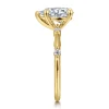 Best Gabriel & Co. Frances - 14K Yellow Gold Pear Shape Diamond Engagement Ring