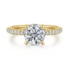 Online Gabriel & Co. Franka - 14K Yellow Gold Round Diamond Engagement Ring